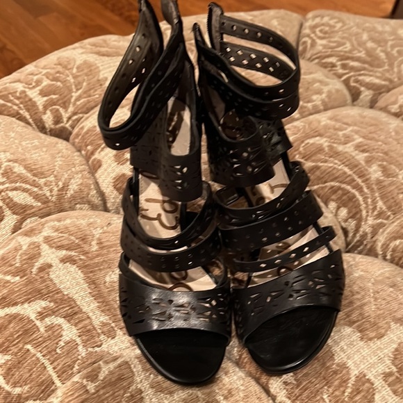 NEW Sam Edelman Alysia Leather Heels - Picture 3 of 4